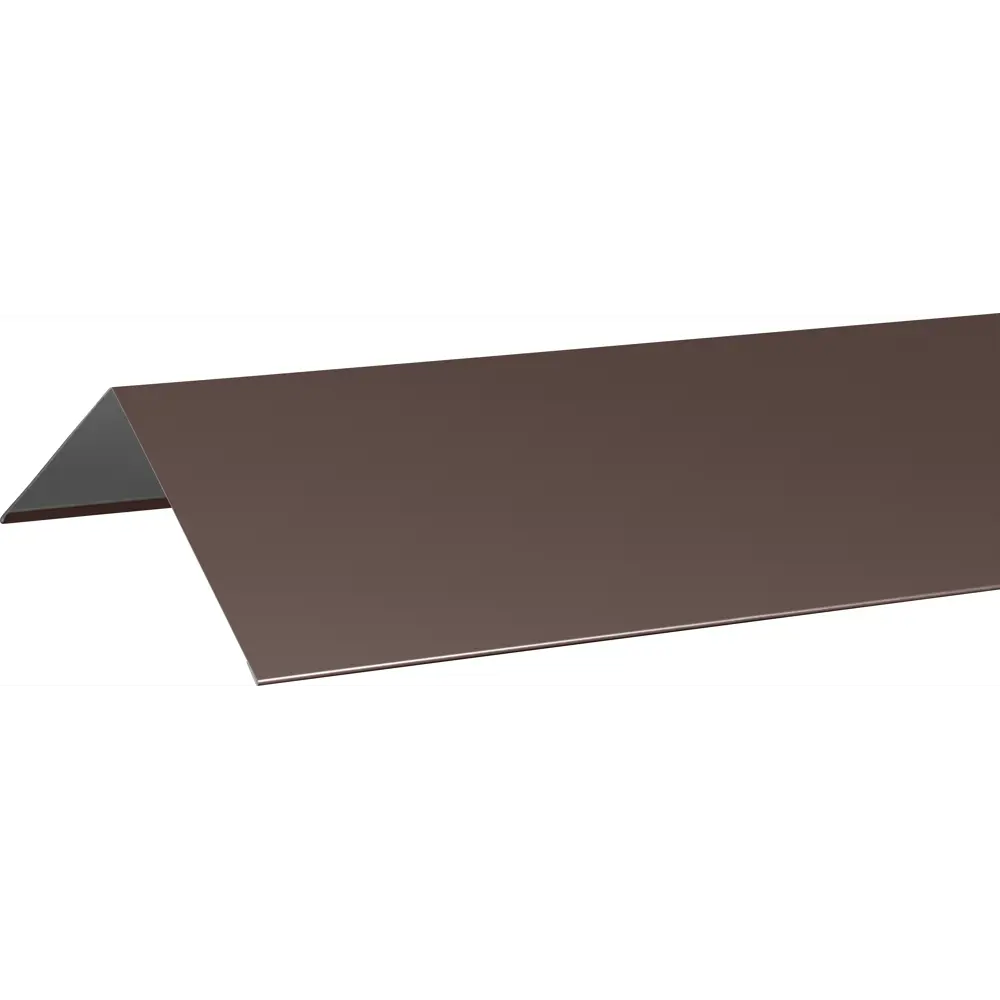 Конек плоский 146x146 мм 2 м RAL 8017 коричневый 84427750 STLM-2173431 Santreyd 