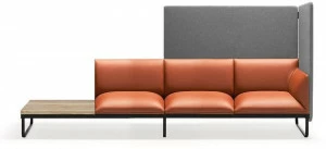 Quinti Sedute Секционный кожаный диван-санки Loft x