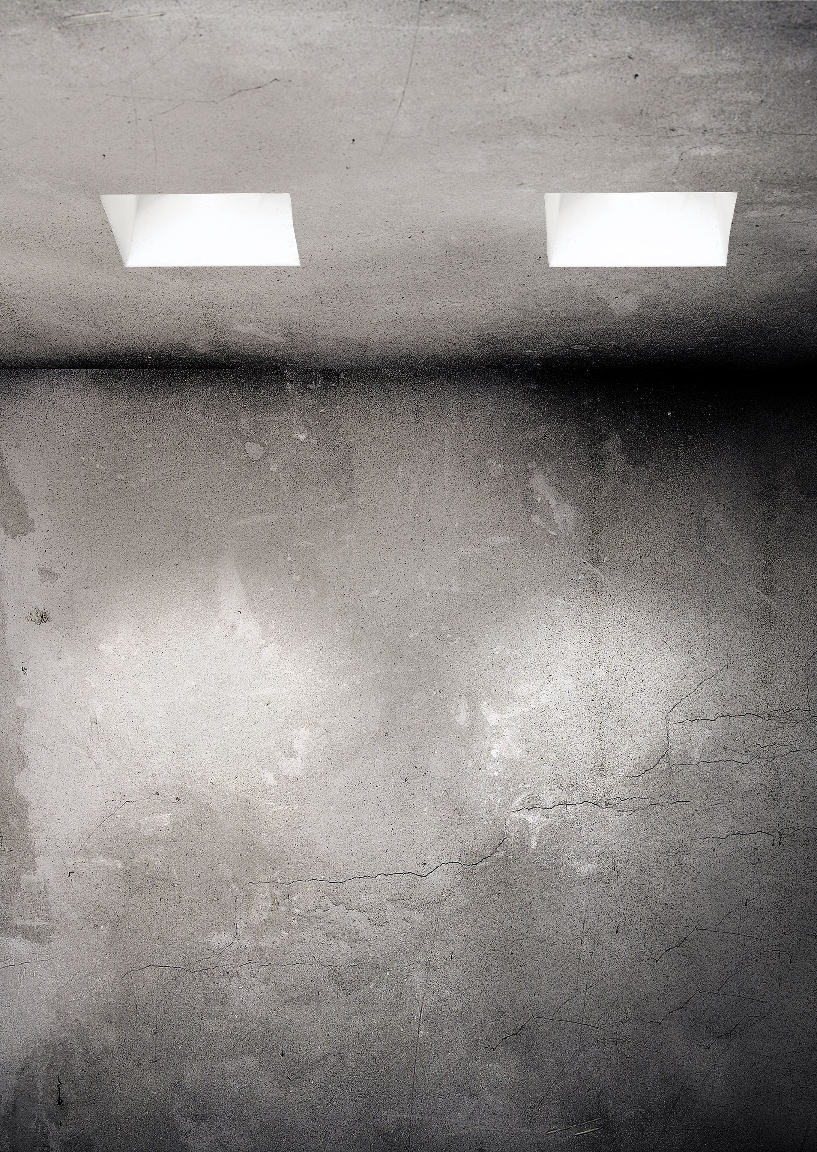 Квадратный утопленный гипсовый светильник для столешниц Tecnico ATTICA ARCH-00094280 - Вид №2