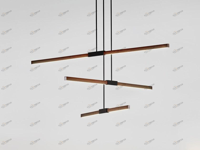 Stickbulb Led подвесной светильник из дерева Pendant sun-id-1442348