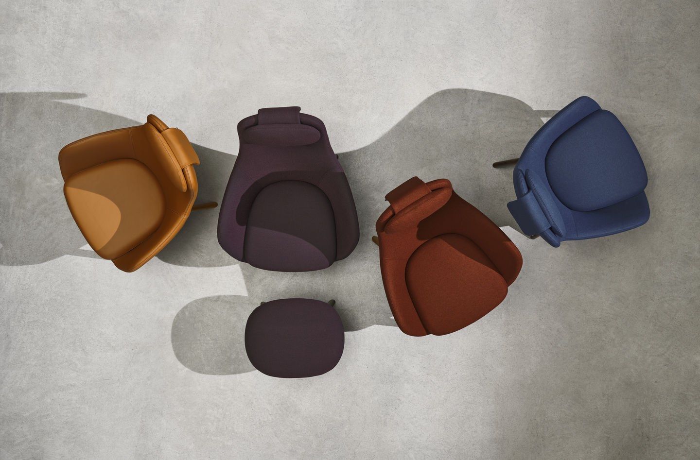 Тканевое кресло с подголовником VITRA HAL Lounge ARCH-00081015 - Вид №12