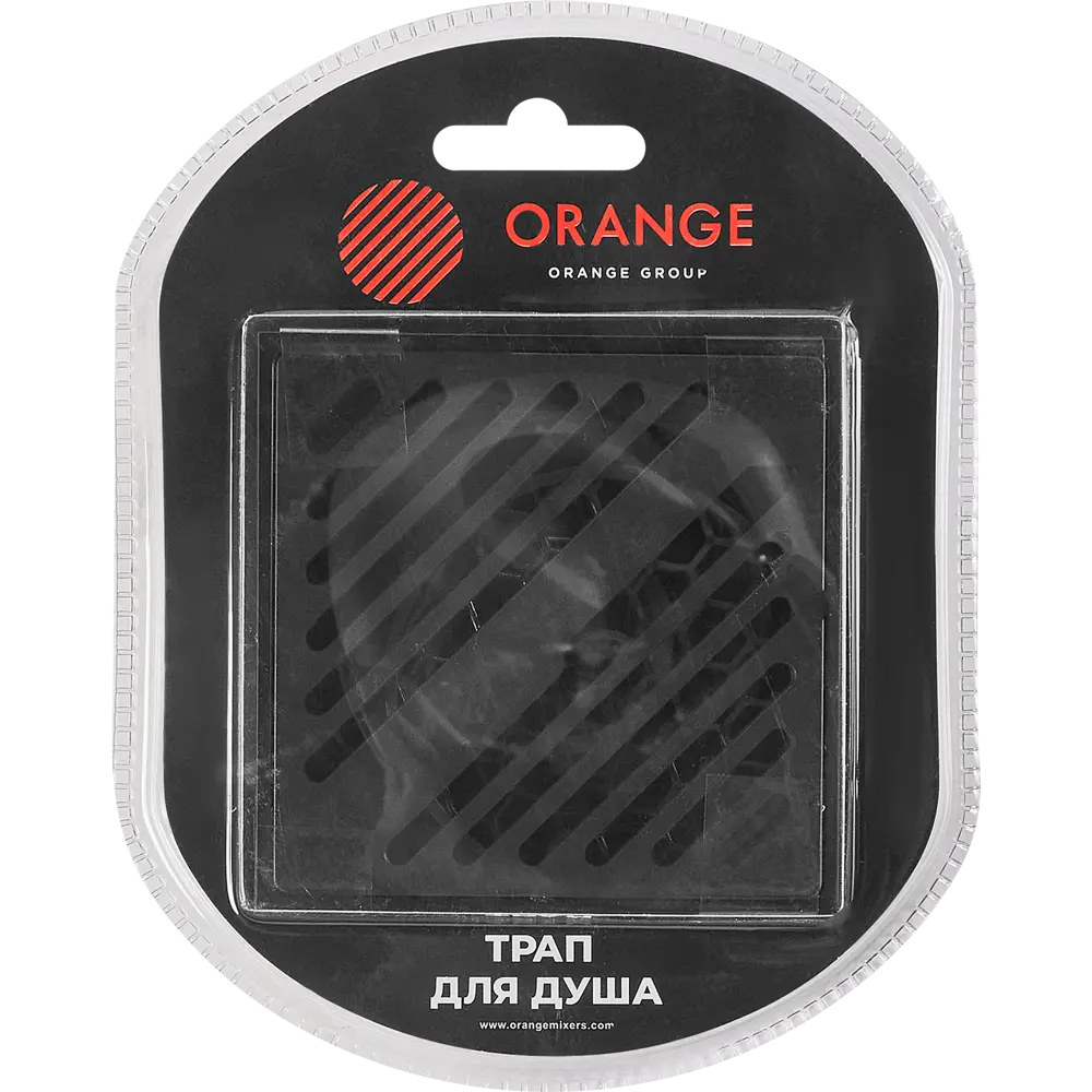 Трап для душа Orange OT01-008b сухой затвор 100х100 мм черный STLM-2035400 - Вид №6