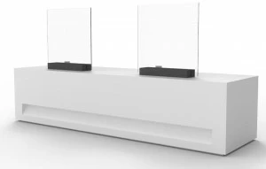 Isomi Барьер с твердой поверхностью на столешнице Wellness screen