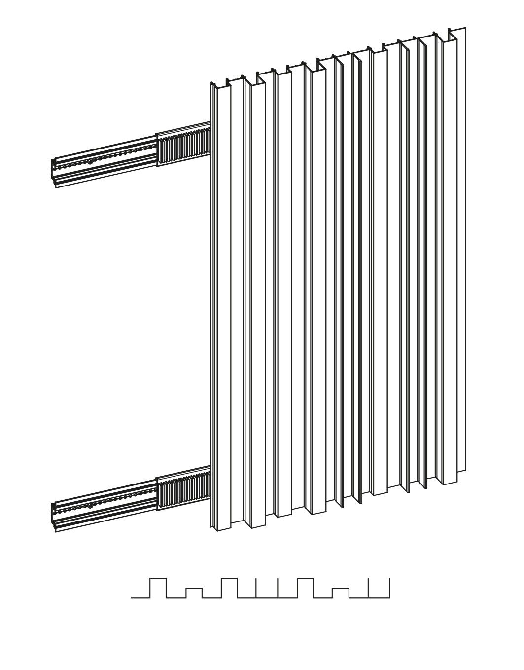 Трехмерная поверхность для внутренних/наружных фасадов RENSON Linarte ARCH-00141953 - Вид №29