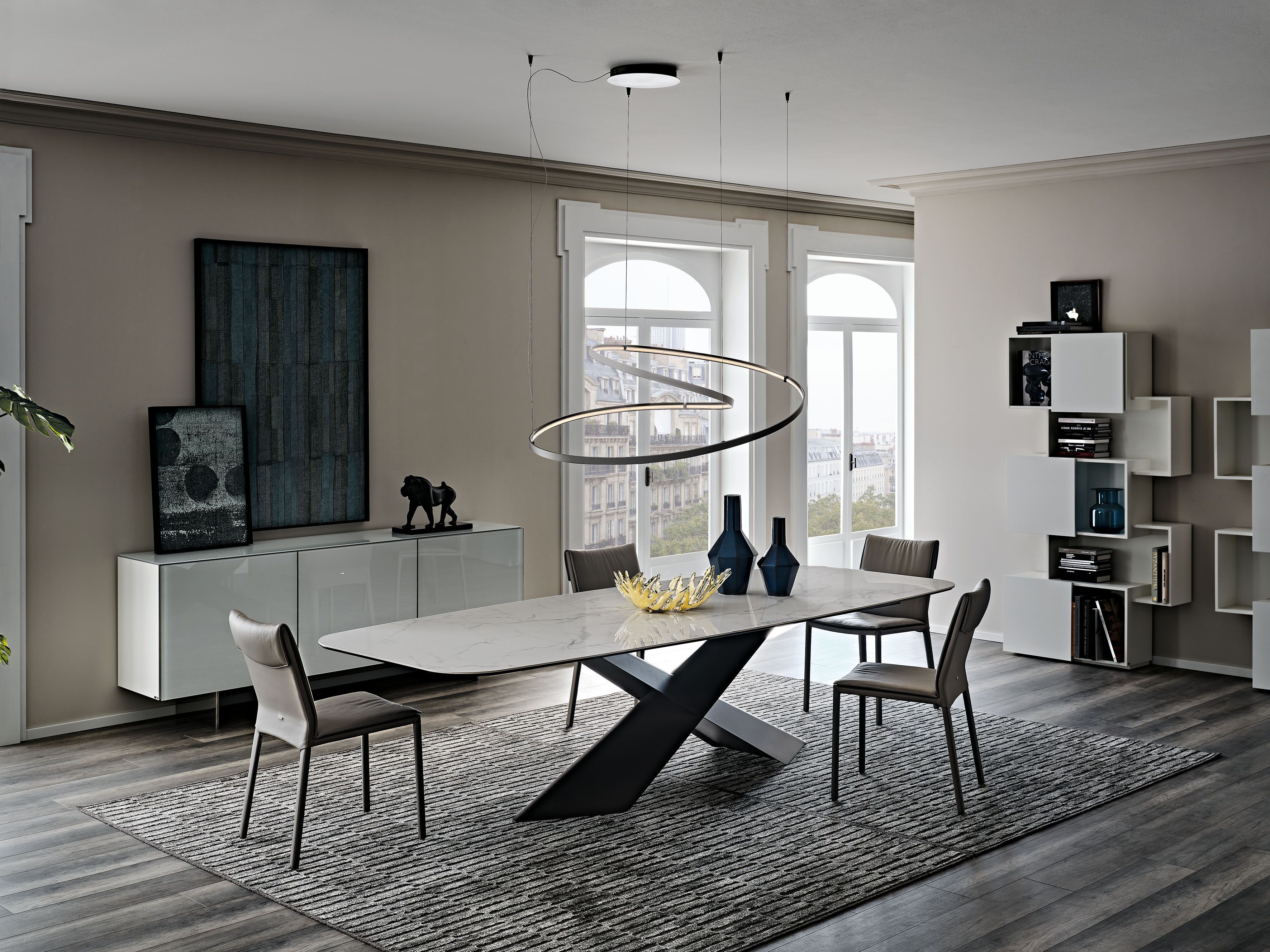 Керамический бочонок стол Cattelan italia Tyron ARCH-00002703 - Вид №9