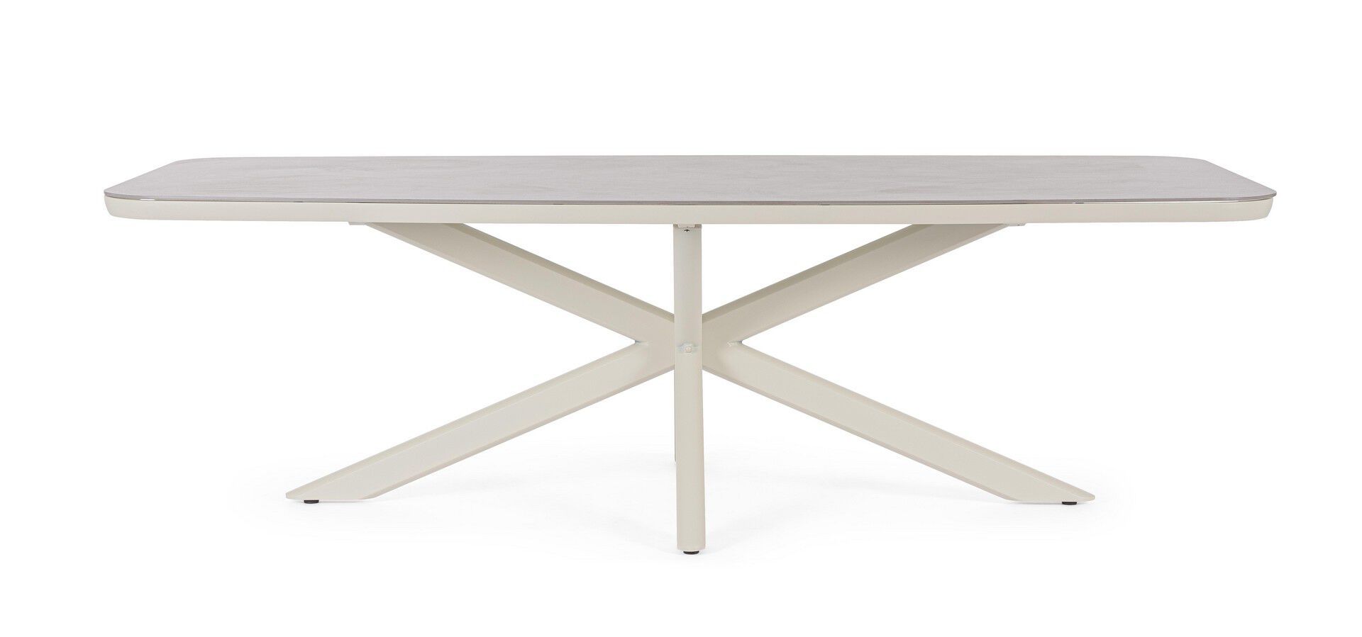 Прямоугольный садовый стол из спеченного алюминия и камня BIZZOTTO ISACCO ARCH-00059273 - Вид №7