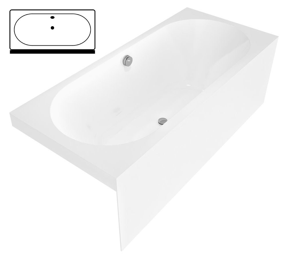 88119MN Polysan Прямоугольные ванны для одного человека 