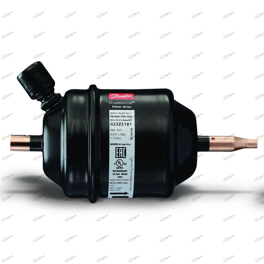DANFOSS 023Z8009 - Герметичный фильтр-осушитель, DCL 
