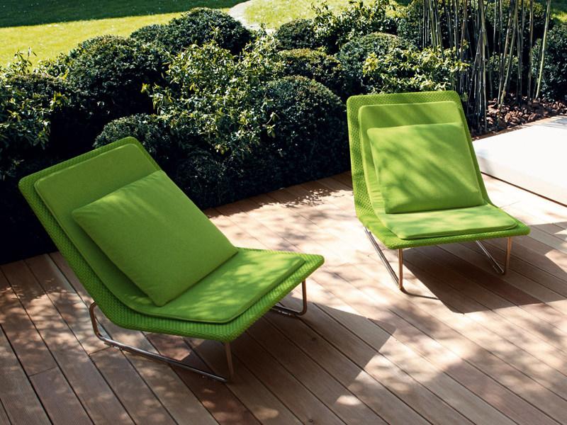 Paola Lenti Санное садовое кресло со съемным чехлом sun-id-1455178 - Вид №6