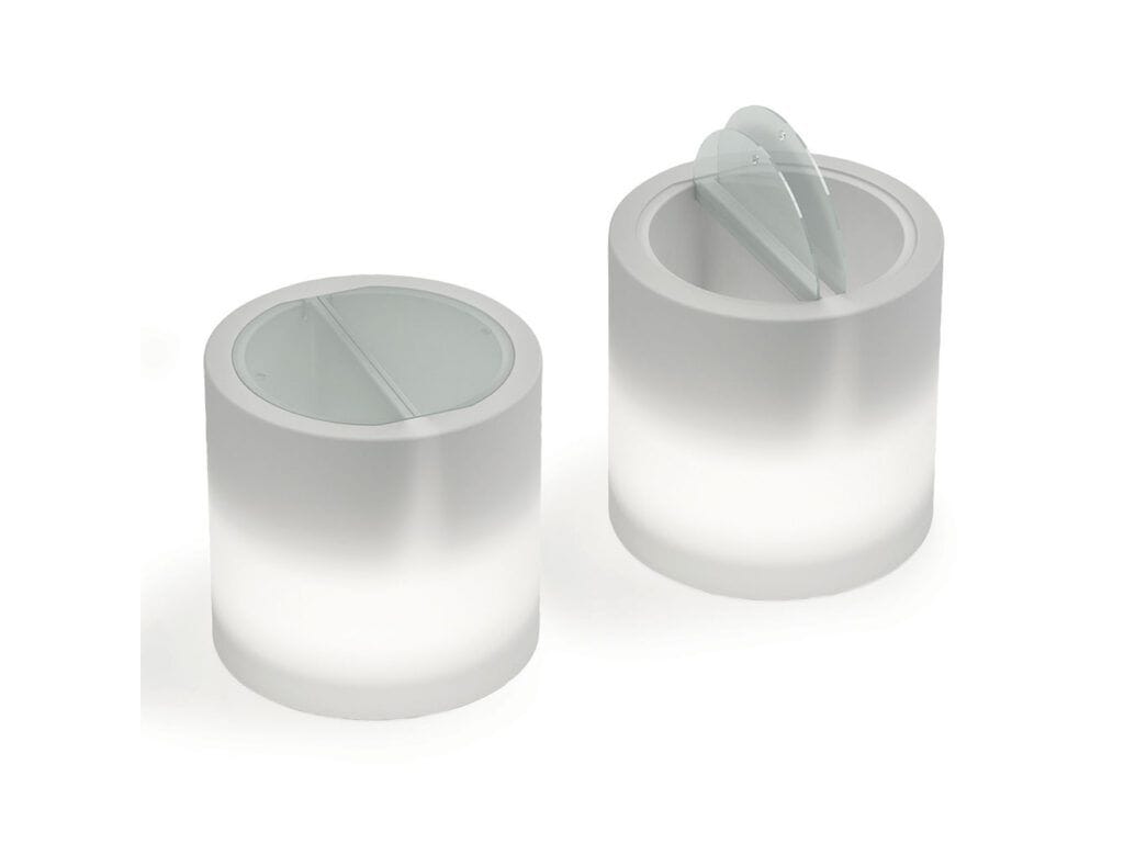 Полиэтиленовый светящийся садовый журнальный столик с держателем льда Lyxo Design блок ARCH-00019376