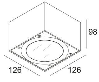 Металлические светодиодные наружные настенные светильники Deltalight VISION OUT ARCH-00059054 - Вид №8