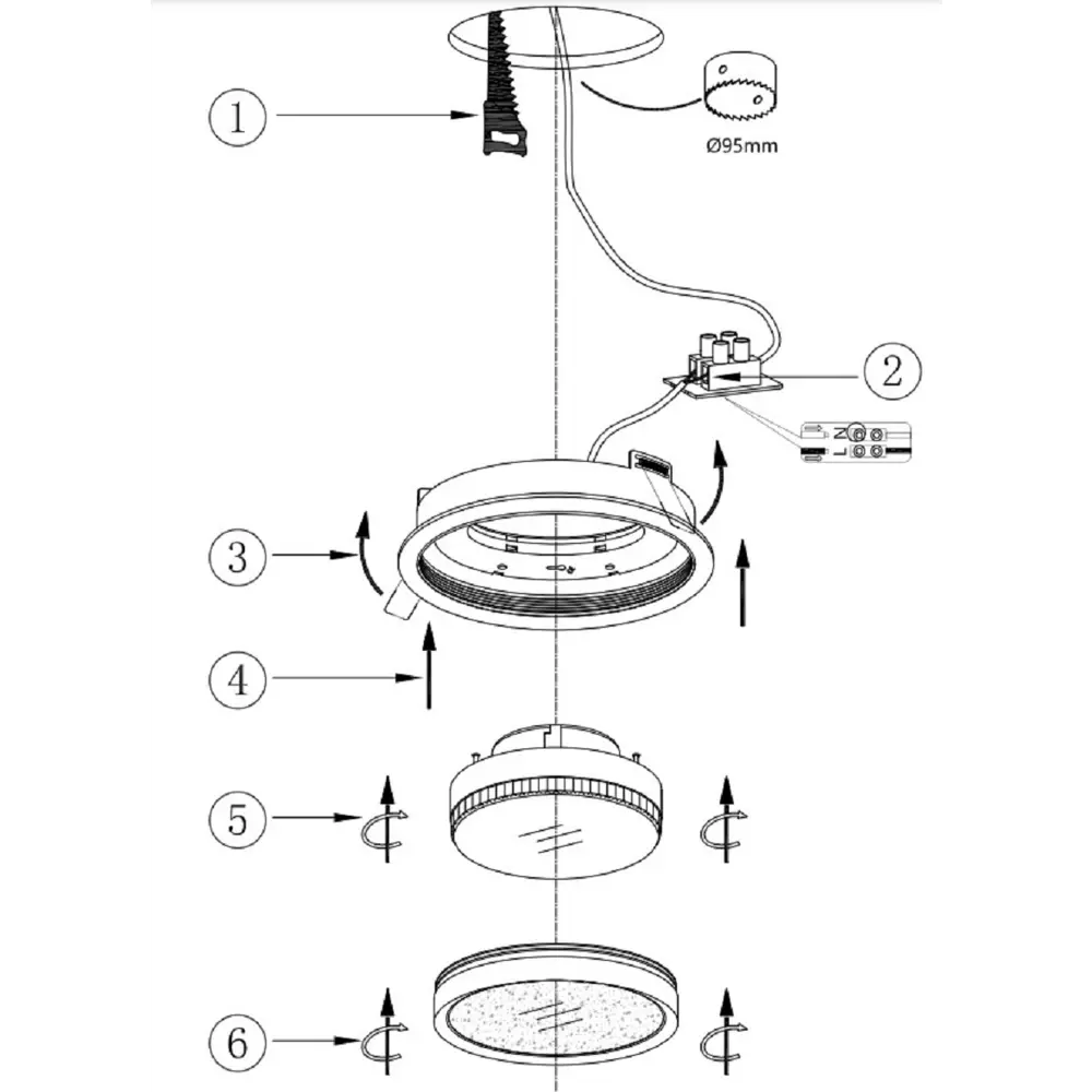 Santreyd Voltega — встраиваемый точечный светильник для современного интерьера 88241801 STLM-0929670 - Вид №9