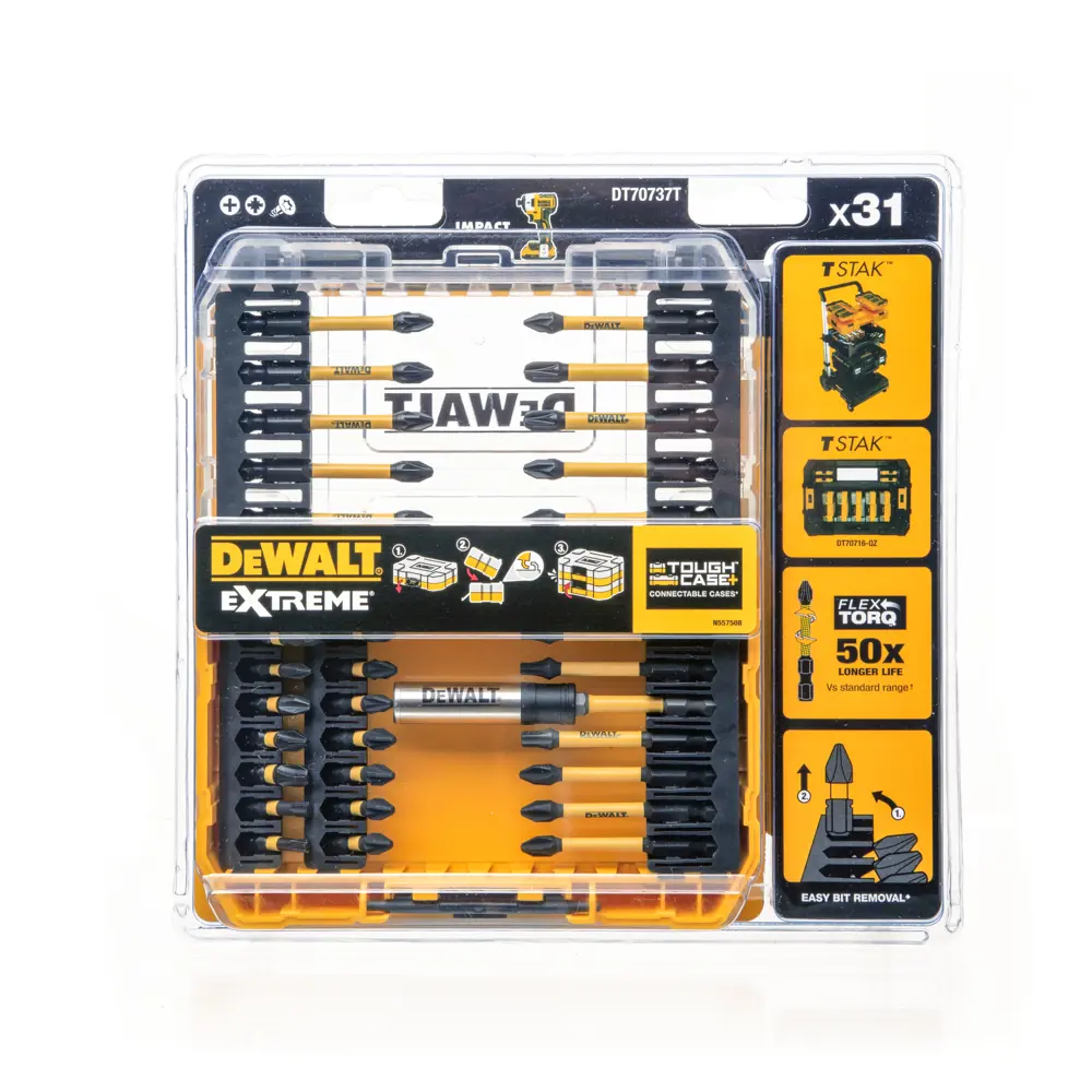Набор бит и насадок DeWalt DT70737T, 31 шт. 82911588 STLM-2146240  - Вид №3