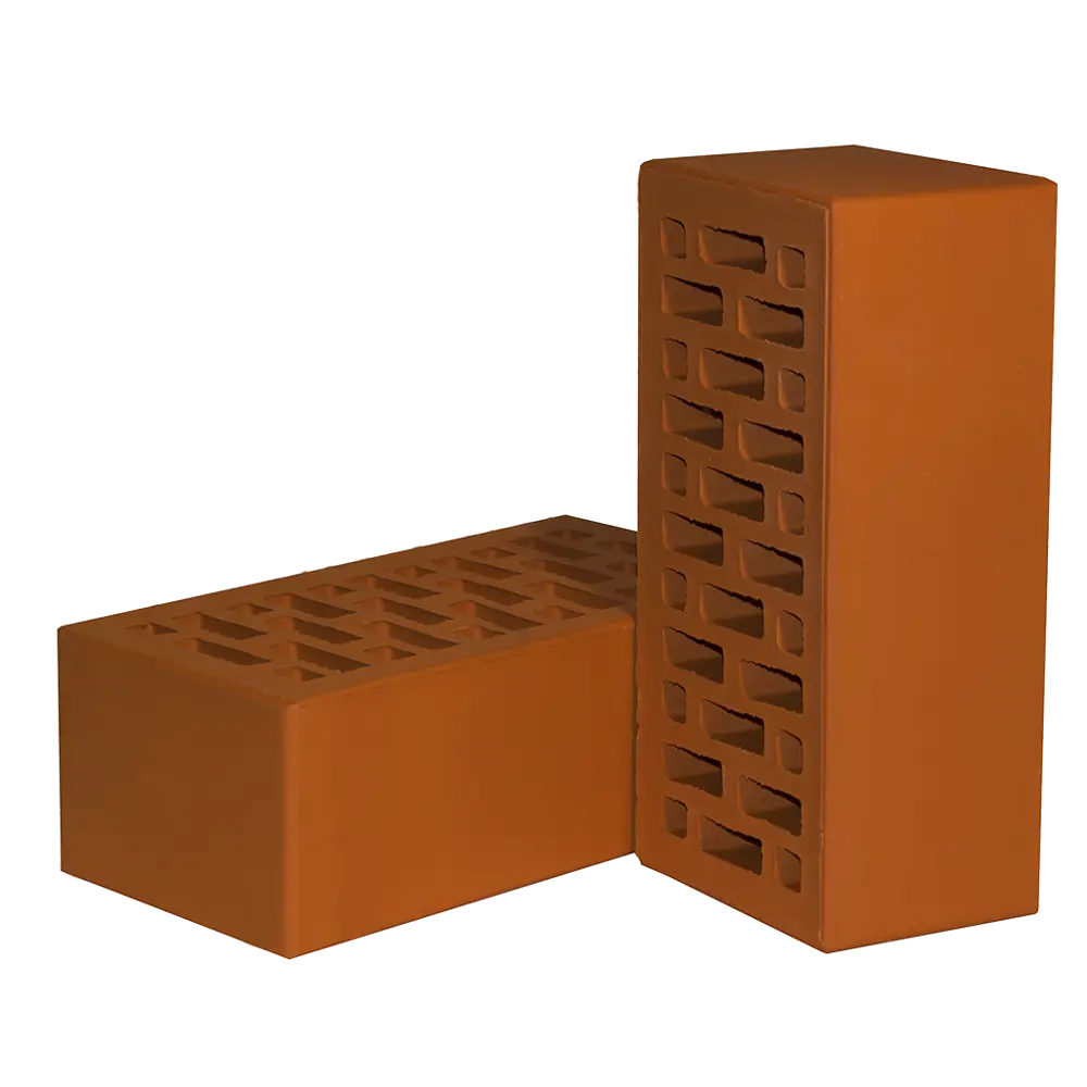 Кирпич облицовочный Новомосковск М150 красный гладкий 250x120x88 мм 1,4 НФ Terracotta STLM-2045584 - Вид №1