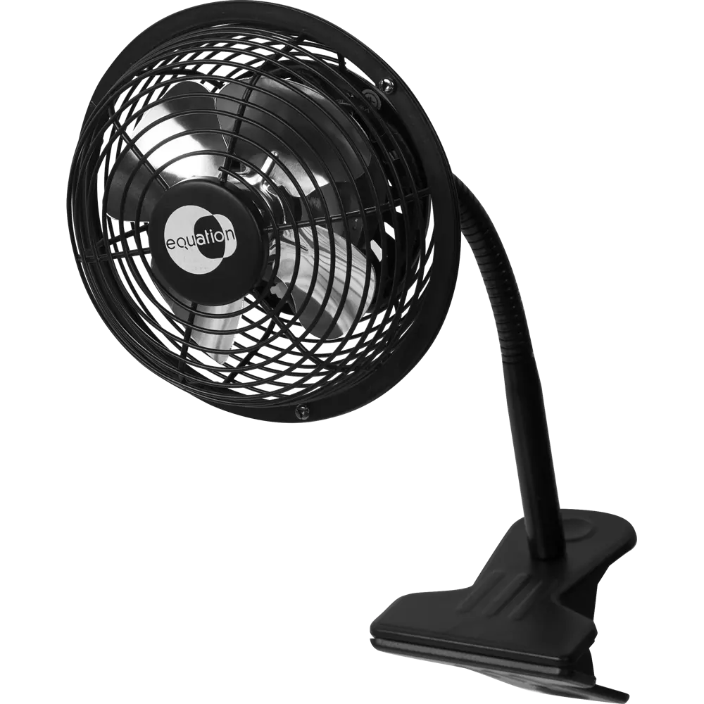 Вентилятор на клипсе Equation 15W 10см, черный STLM-2037791