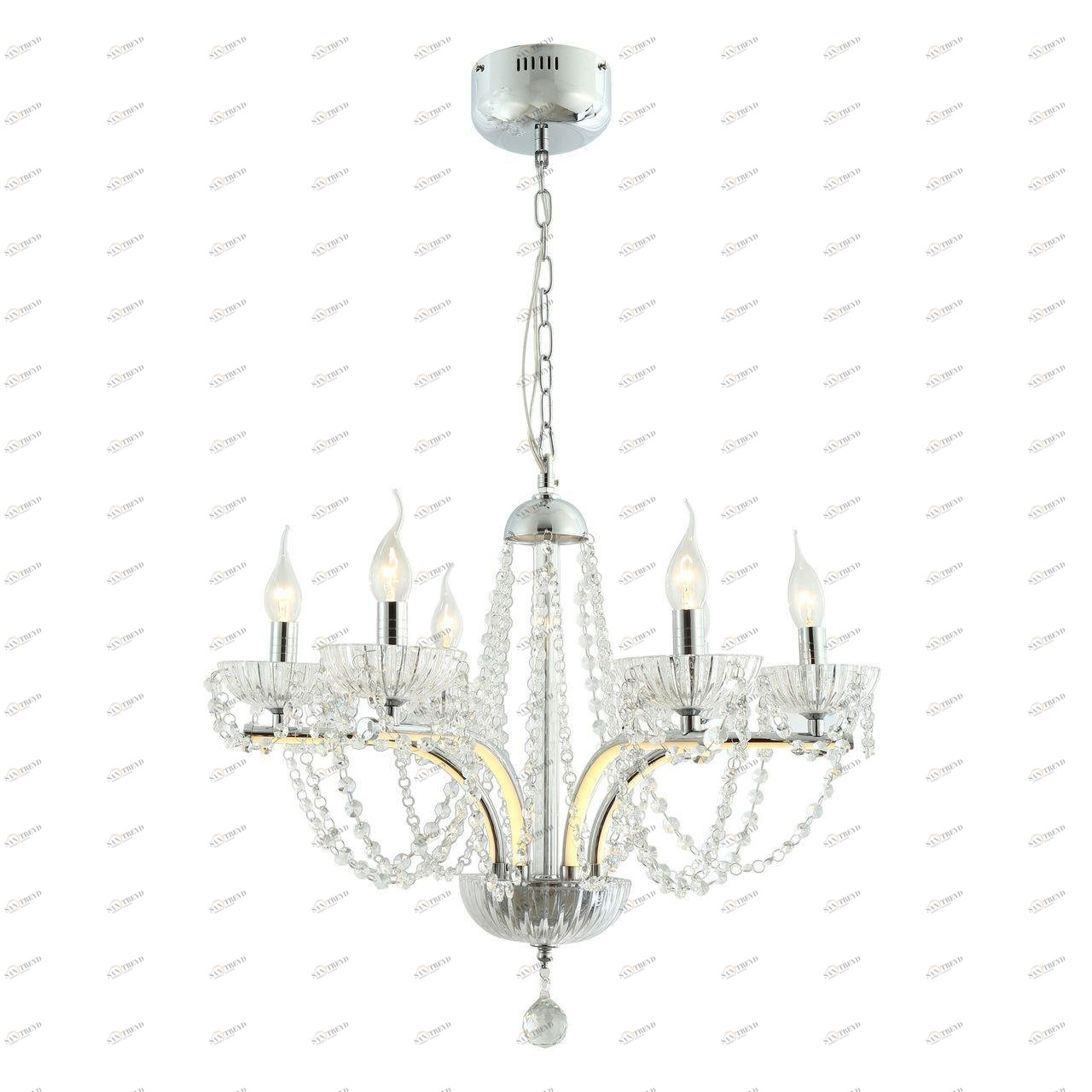 Подвесная люстра Favourite Prunk 2424-6P FAVOURITE ДИЗАЙНЕРСКИЕ, PRUNK 312442 Хром 