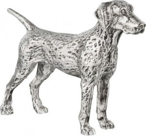 10546825 Odiot Фигурка Odiot "Фауна и флора.Пойнтер" 7,2см (серебро 925) Серебро 925