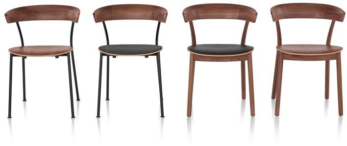 Herman Miller Стул со встроенной подушкой и деревянной или металлической основой Leeway sun-id-1430527 - Вид №9