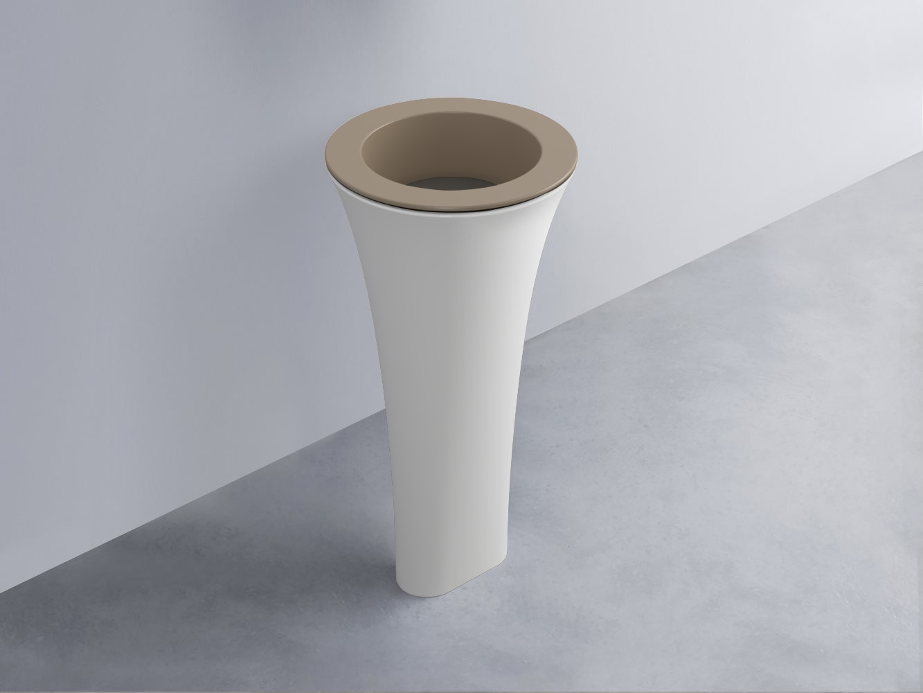 AMLA45-AN+AMPILT-FN+AMCOLT-BL Раковина Amedeo Tondo отдельностоящая cielo Enjoy + Amedeo Ceramica Cielo