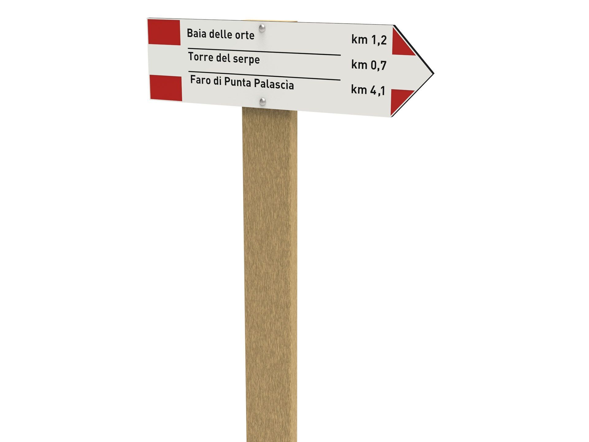 Деревянный столб WPC для дорожек Lazzari Palo per sentieristica ARCH-00101384