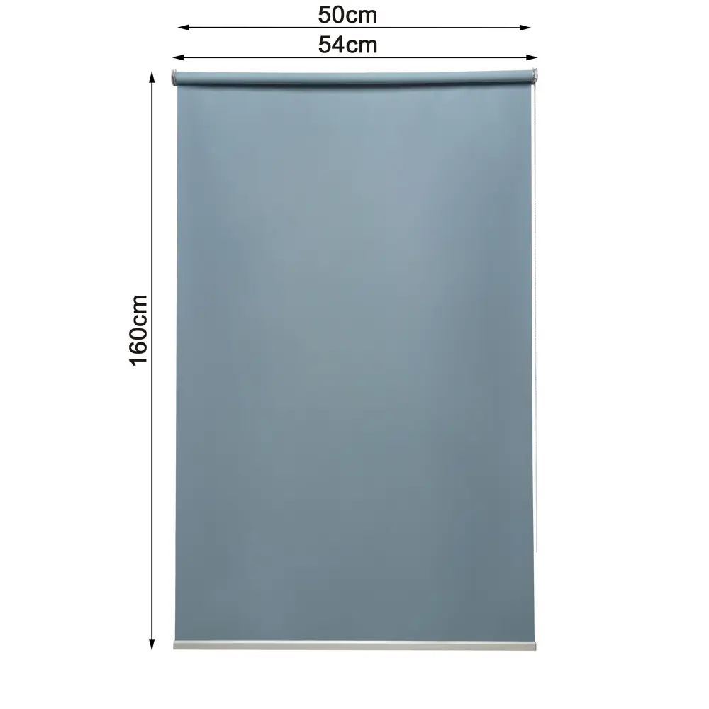 Штора рулонная блэкаут Inspire Belem 50x160 см серо-синяя Ink 4 82689367 STLM-2115993 - Вид №2