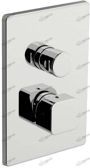 Fir Italia Смеситель для душа на 2 отверстия с тарелкой Daily cube 45 4550178