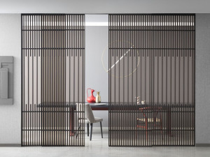 Алюминиевая и стеклянная дверь