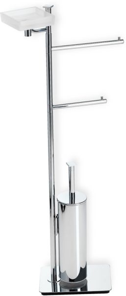 Q21D(08) Stil Haus Quid, стойка: дозатор + полотенцедержатель + бумагодержатель + ёрш, цвет хром