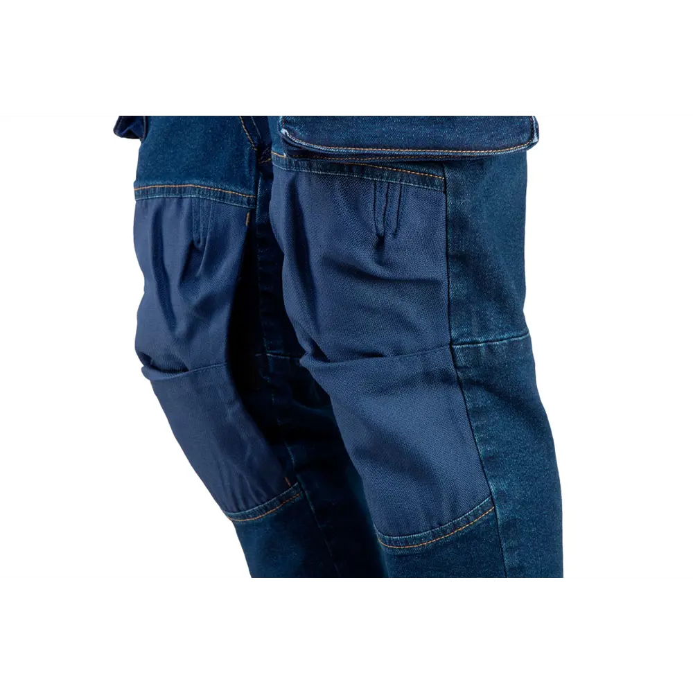Брюки рабочие с усилением колена Neo Tools Denim синие размер XXXL рост 190-193 STLM-2103312 - Вид №3