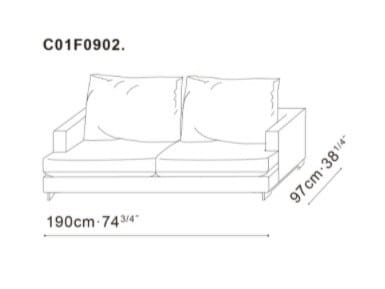 3-местный тканевый диван CAMERICH ELAN ARCH-00088890 - Вид №3