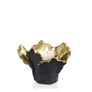 300051,93 ABHIKA ПОДСВЕЧНИК ТЮЛЬПАН BLACK/GOLD