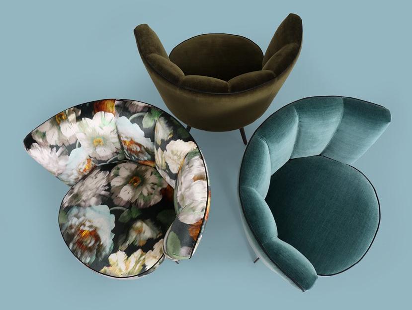 Borzalino Кресло из ткани Diva sun-id-1514358 - Вид №1