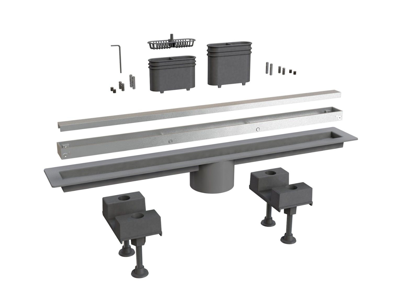 Алюминиевый слив для душа Bonomini Canalissima ARCH-00078101 - Вид №1