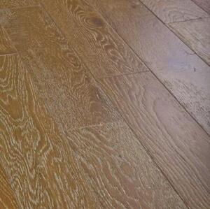 Массивная доска Deker Грация Дуб с брашью (Текстурированная) 300-1200х120 мм.