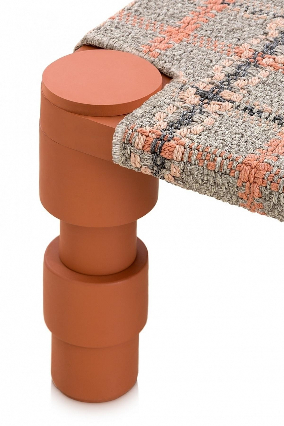 069906 Индийская кровать GL Tartan terracotta Single GAN Garden Layers - Вид №1