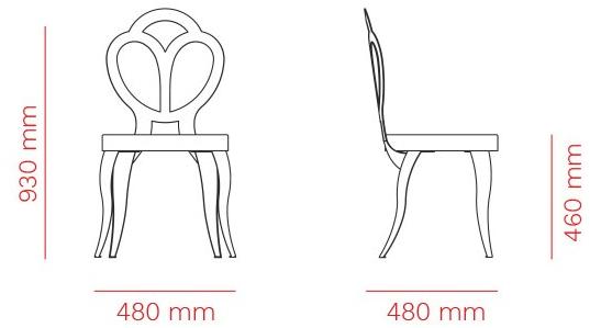Mara Стул для ресторана из мягкой ткани  2000  - Вид №6