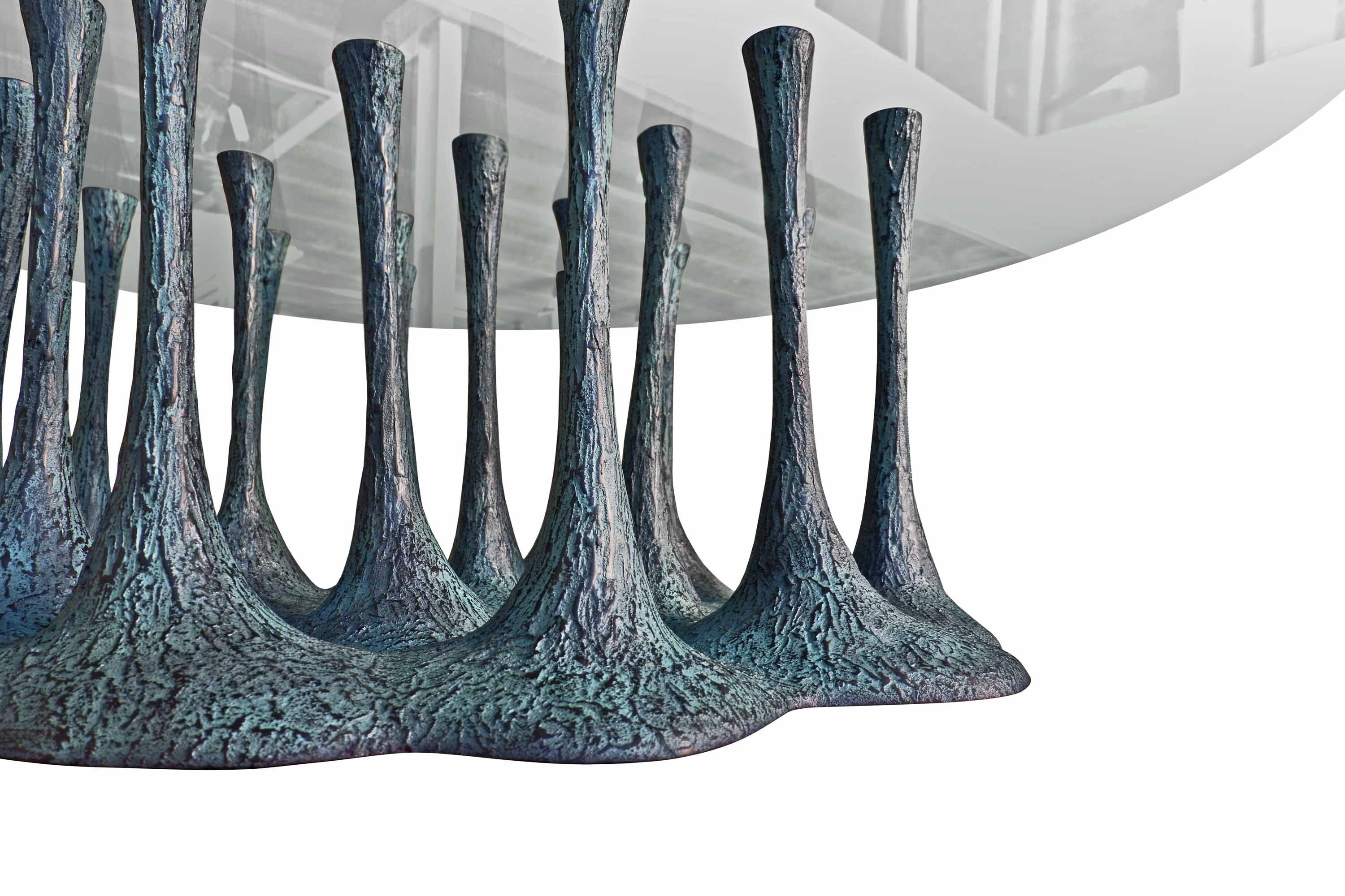 Круглый стол из стекловолокна KARPA AMAZONIA K2008A ARCH-00130086 - Вид №1