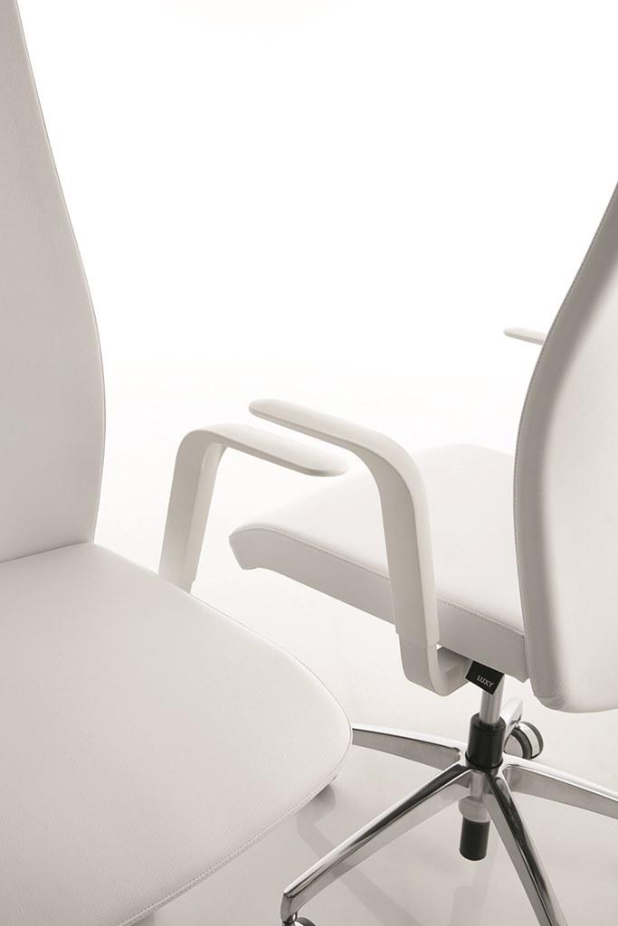 Luxy Кожаное кресло для руководителей с регулируемой высотой и подголовником Smartoffice sun-id-1426287 - Вид №6