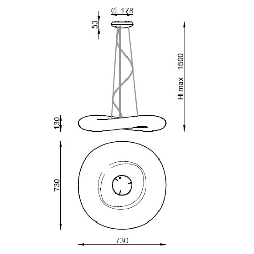 Linea Light 6860 люстра подвесная современная 50850 - Вид №5