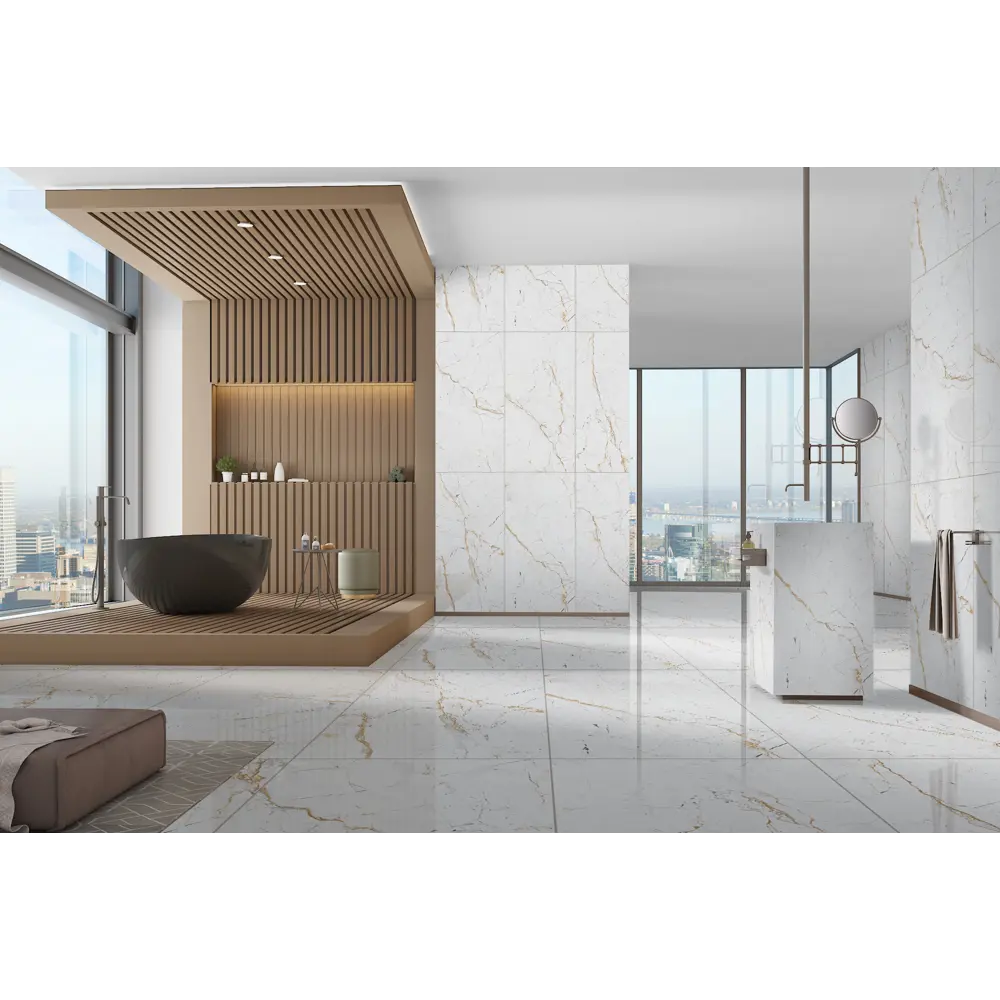 89364438 Глазурованный керамогранит Magnum 60x120 см 2.16 м² матовый цвет серый STLM-1516074 Santreyd - Вид №4