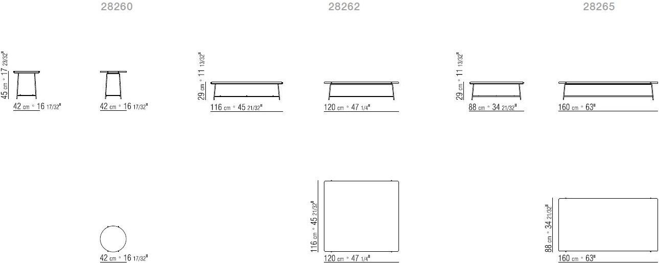 Flexform Журнальный столик из мрамора Any day sun-id-1376600 - Вид №1