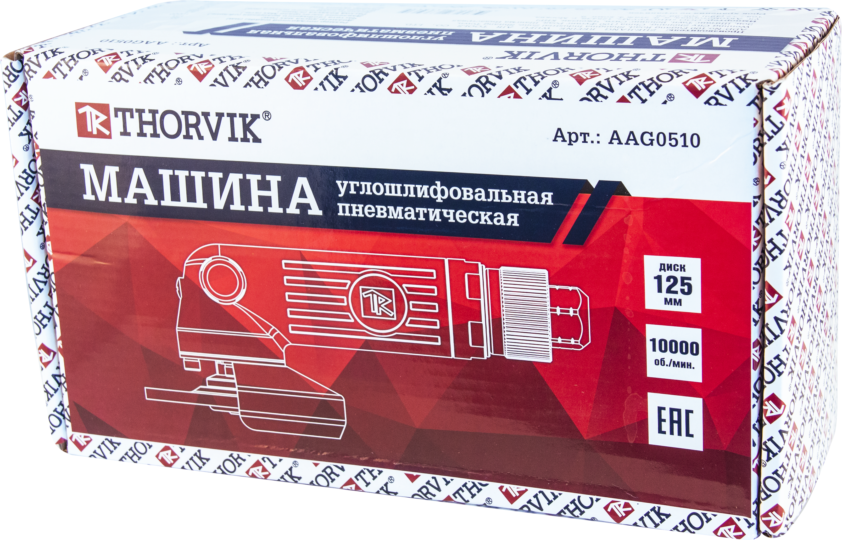 83433206 УШМ пневматическая 52642 10000 об/мин, 125 мм STLM-0041350 THORVIK  - Вид №4