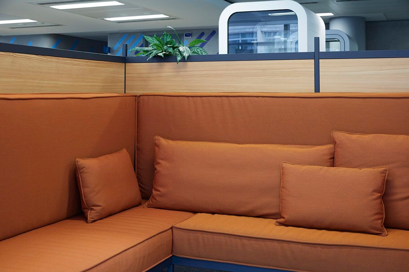 Офис двухсторонний угловой диван Established&Sons сетка ARCH-00116515 - Вид №11