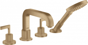 39446140 Смеситель для ванны на край на 4 отверстия с рычажными ручками AXOR CITTERIO