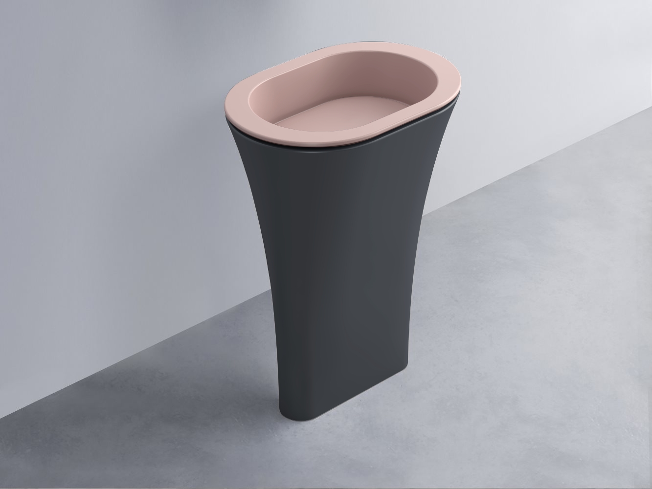 AMLA65-CP+AMPILO-CP+AMCOLO-BA Раковина Amedeo Ovale отдельностоящая cielo Enjoy + Amedeo Ceramica Cielo