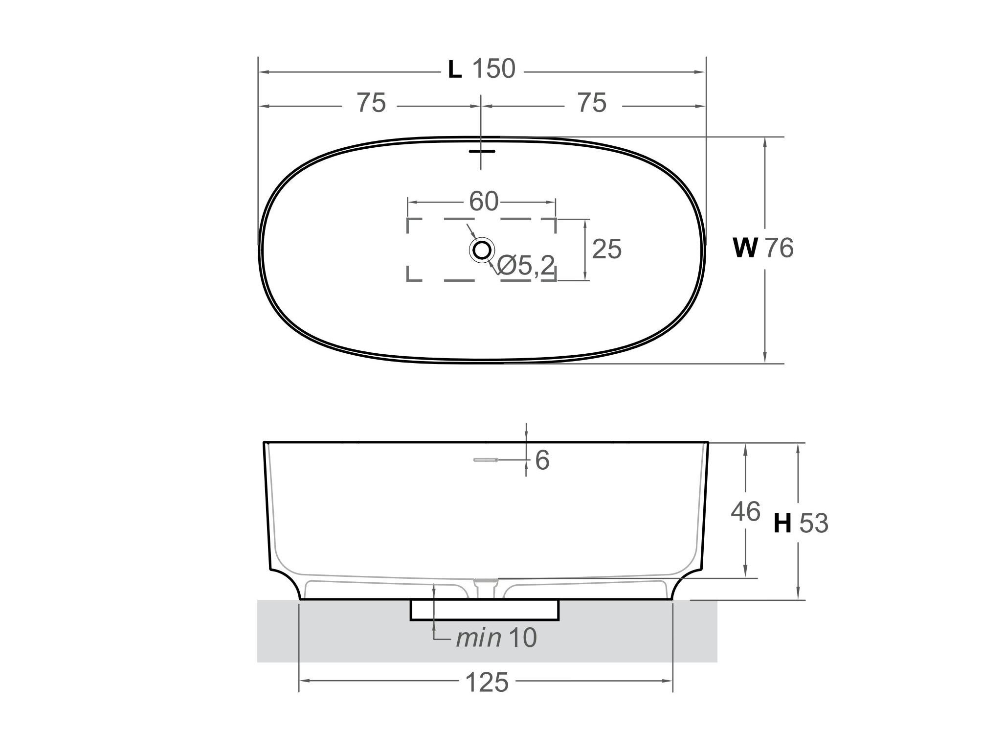 Овальная ванна в центре комнаты Inbani ARCH-00129371 - Вид №4