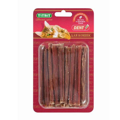 Т0036070 Лакомство для кошек Кишки бараньи Б2-M TITBIT 
