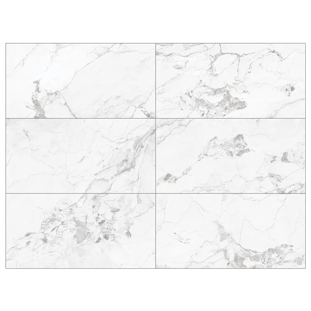 Настенная плитка Azori Misteria Light 31.5x63 см 1.79 м² матовая цвет белый 89453969 STLM-2154357 - Вид №2