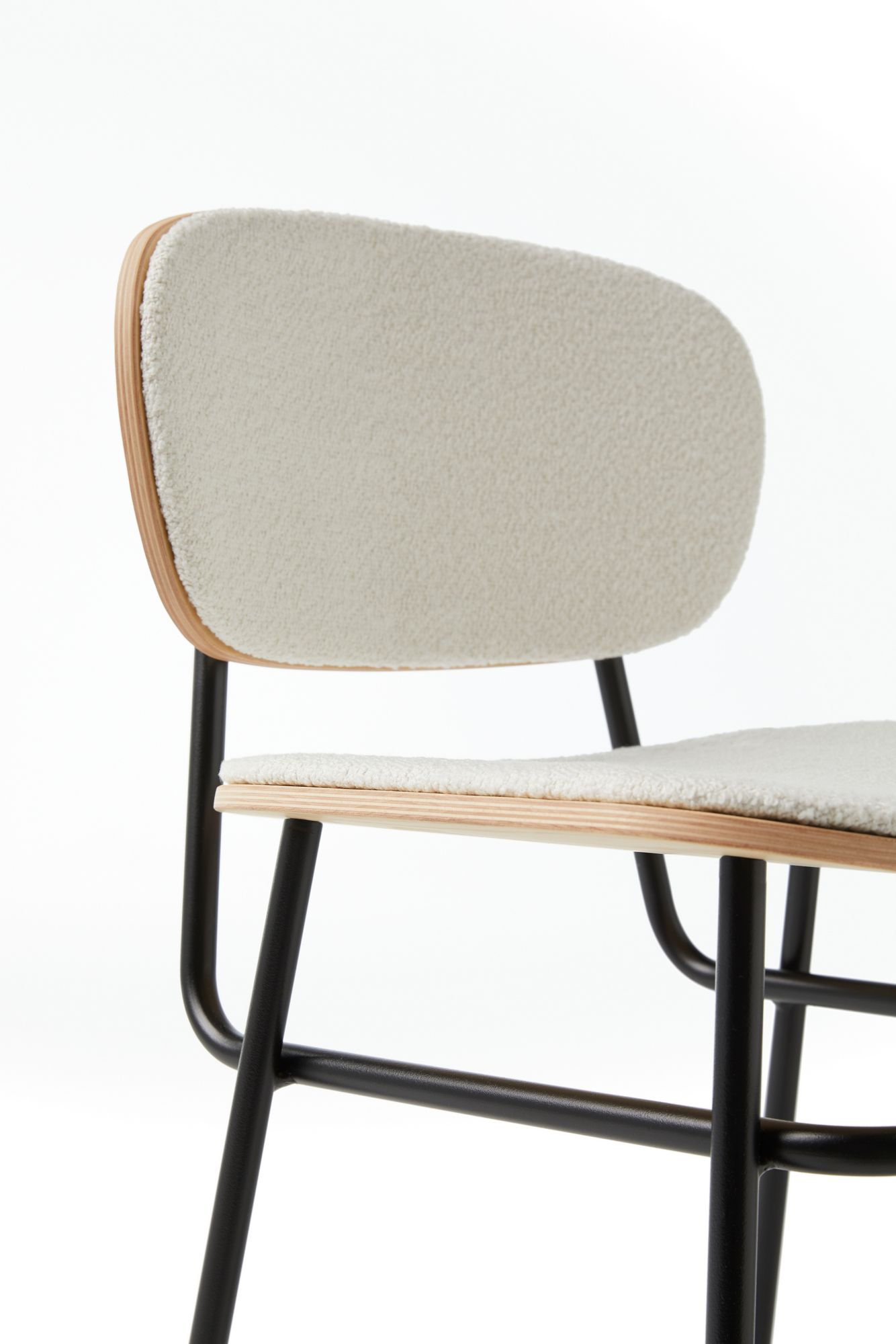 Высокий табурет с мягкой подкладкой из ясеня Blasco&Vila Fosca ARCH-00070708 - Вид №4