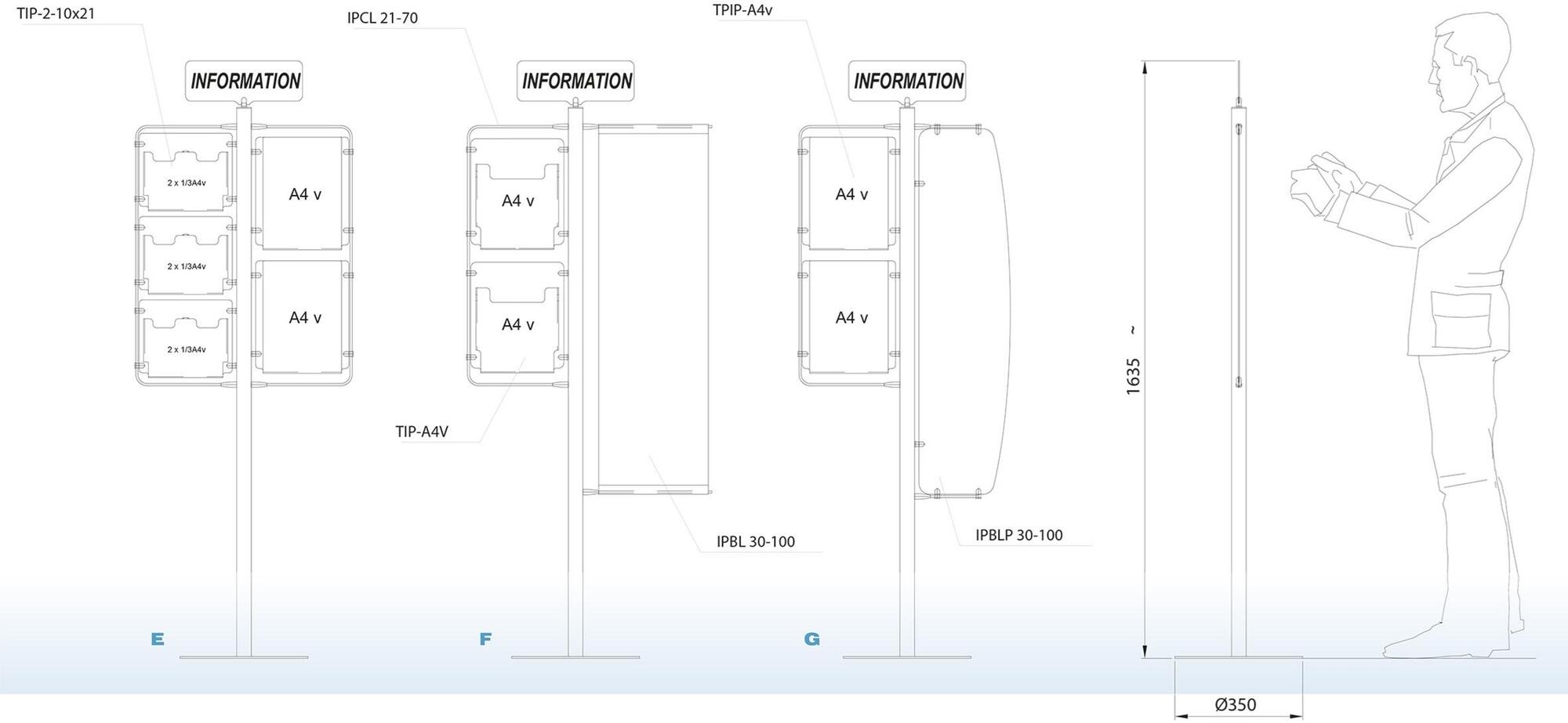 GEPROM design Двусторонний столбчатый дисплей sun-id-1445993 - Вид №12